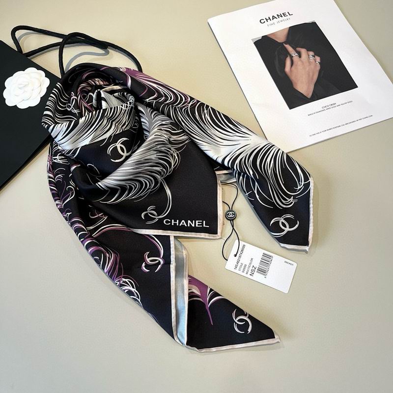 Chanel silk scarf hm (283)