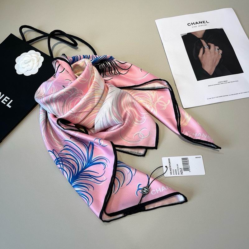 Chanel silk scarf hm (286)