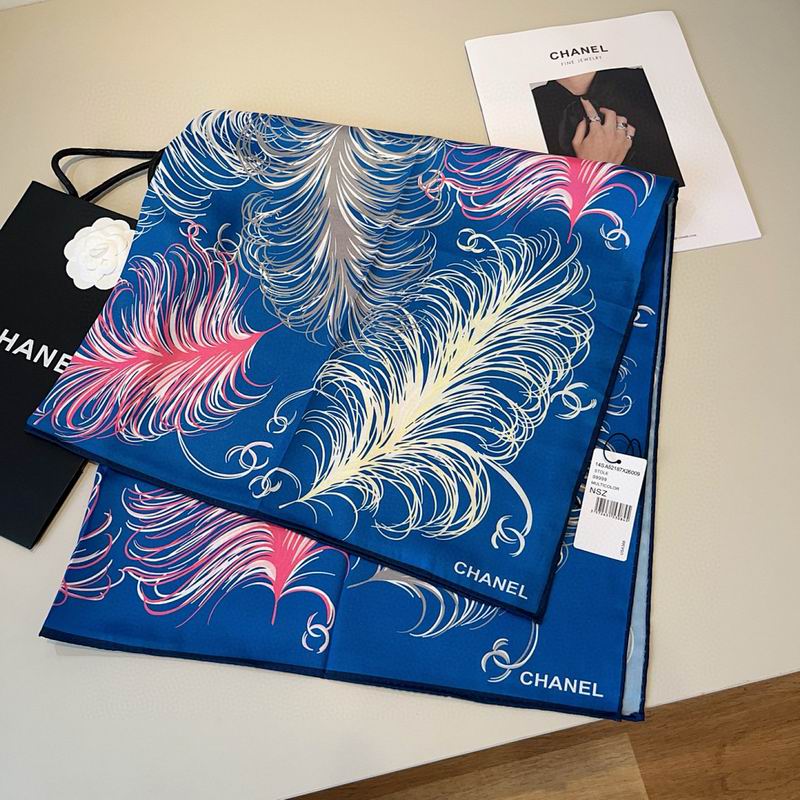 Chanel silk scarf hm (288)