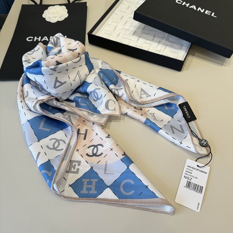 Chanel silk scarf hm (295)