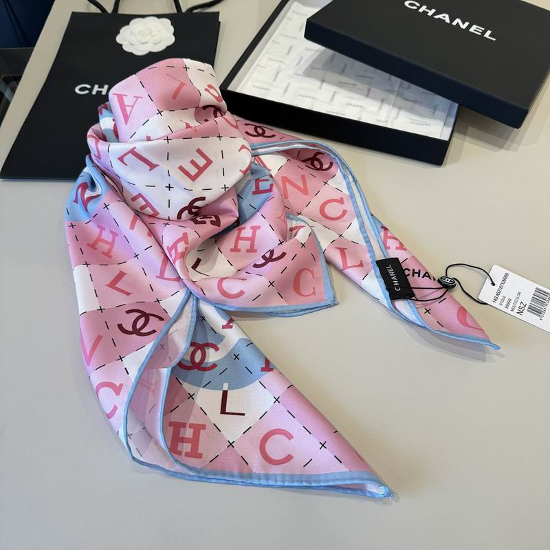 Chanel silk scarf hm (298)