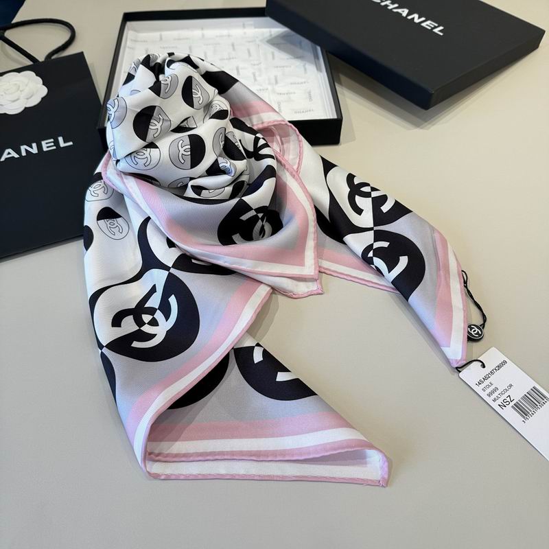 Chanel silk scarf hm (305)