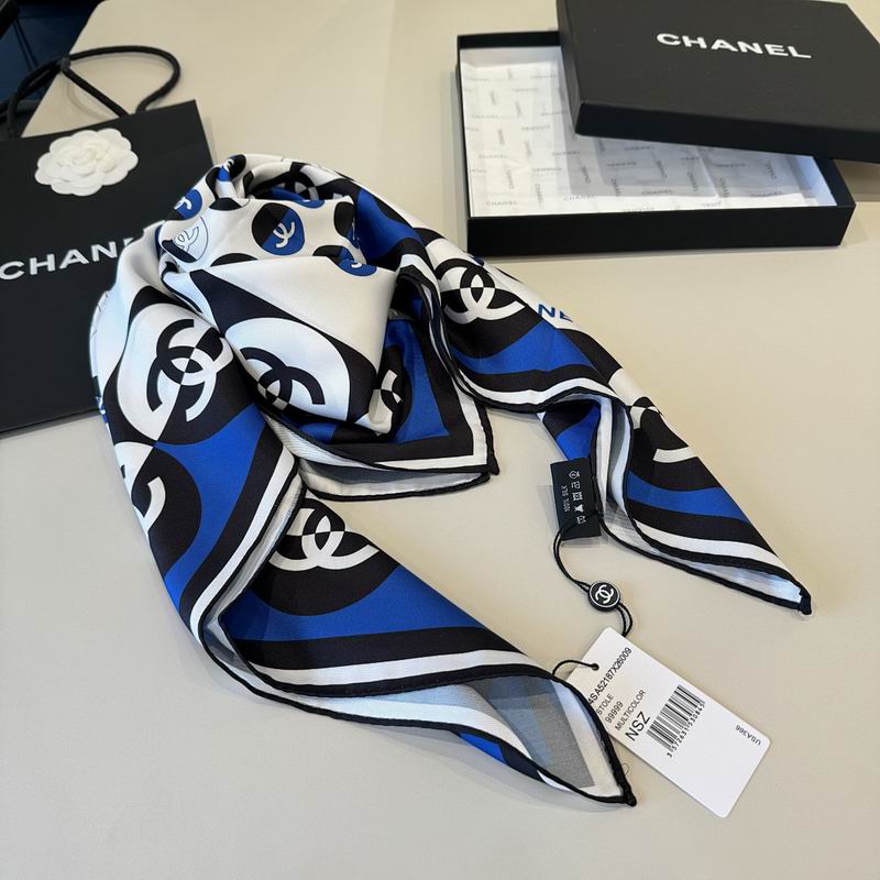 Chanel silk scarf hm (308)