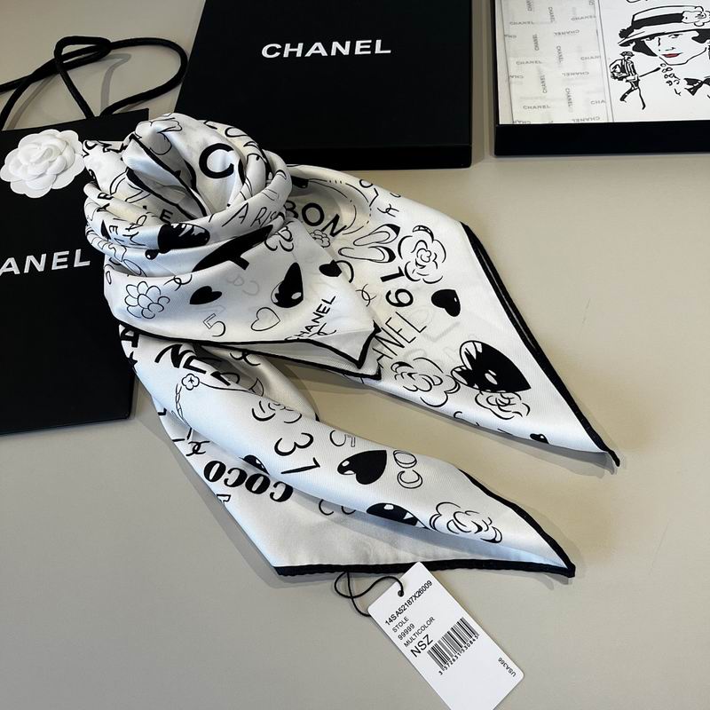 Chanel silk scarf hm (315)