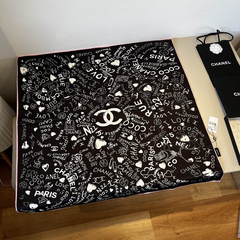 Chanel silk scarf hm (319)
