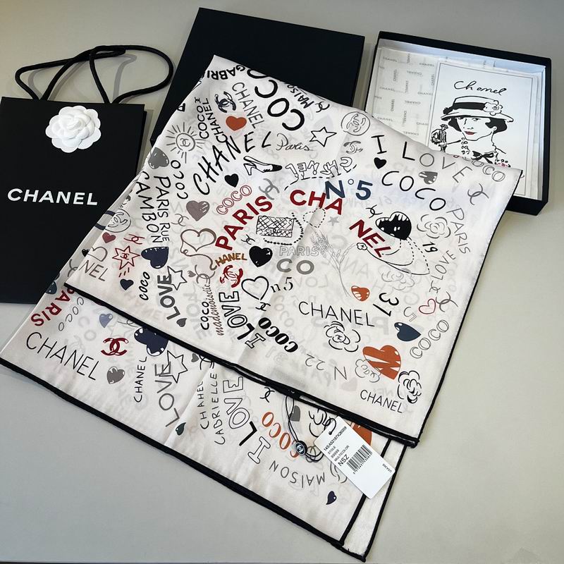 Chanel silk scarf hm (320)