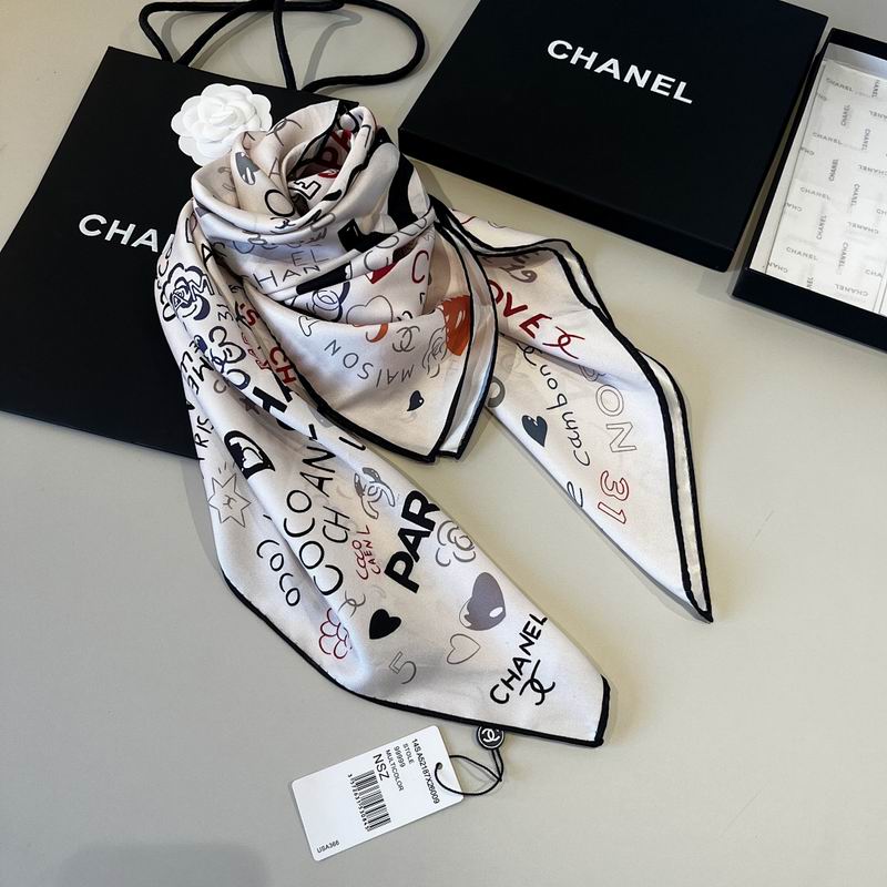Chanel silk scarf hm (321)