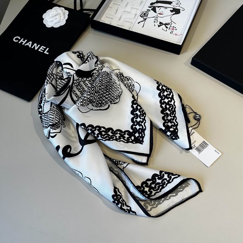 Chanel silk scarf hm (325)