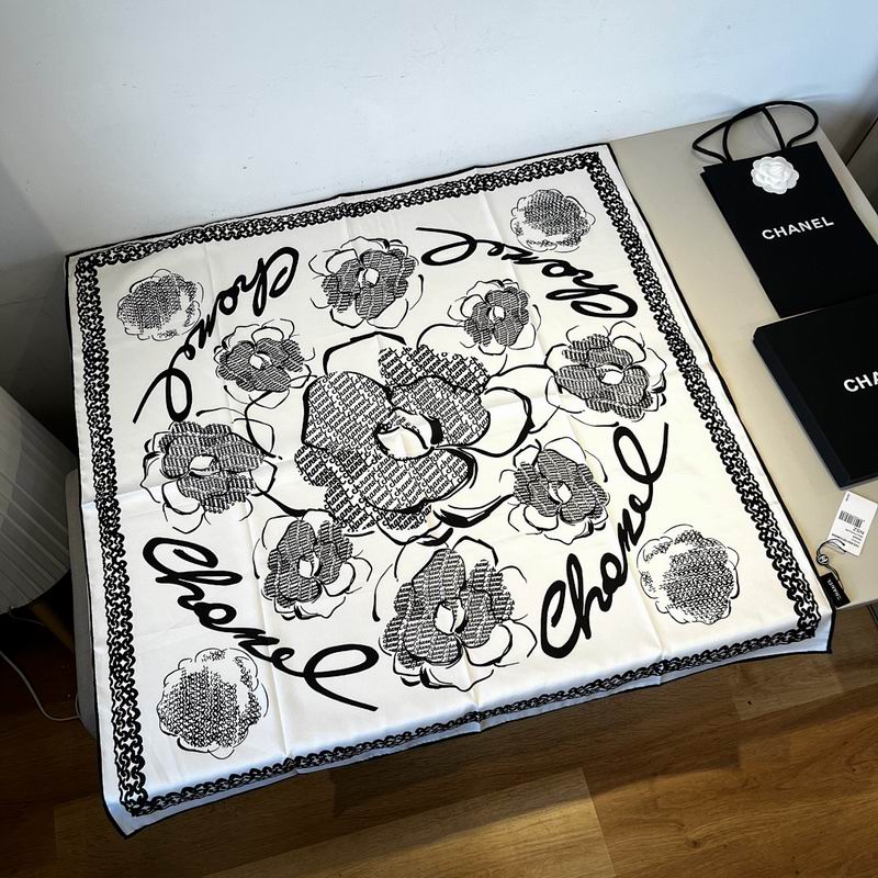 Chanel silk scarf hm (326)
