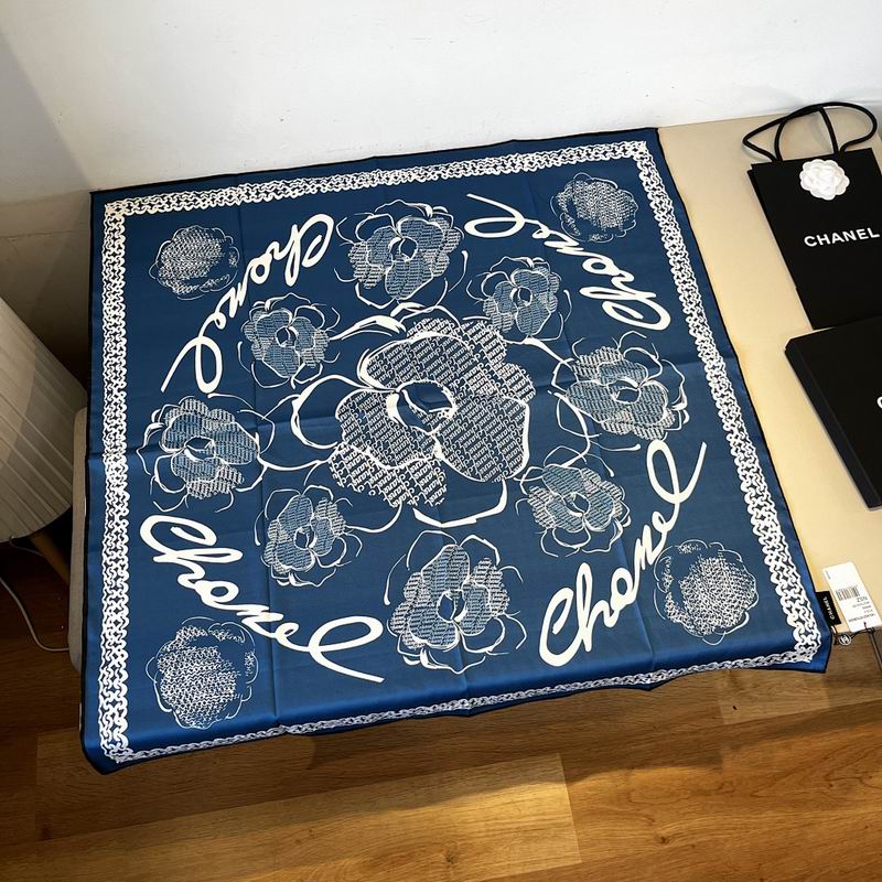 Chanel silk scarf hm (329)