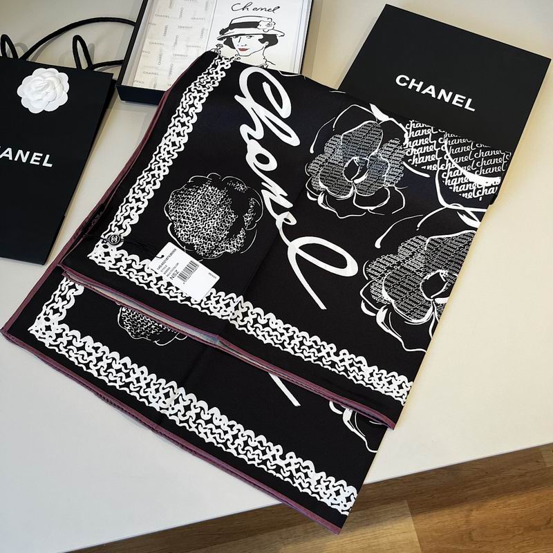 Chanel silk scarf hm (330)