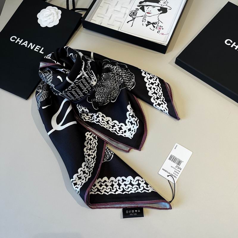 Chanel silk scarf hm (331)