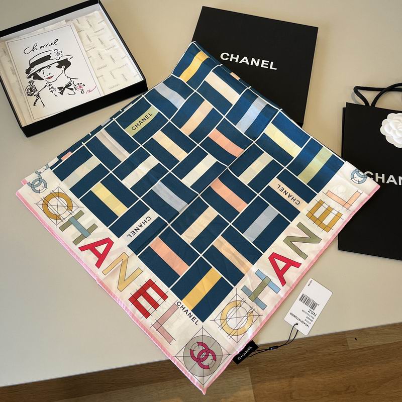 Chanel silk scarf hm (334)