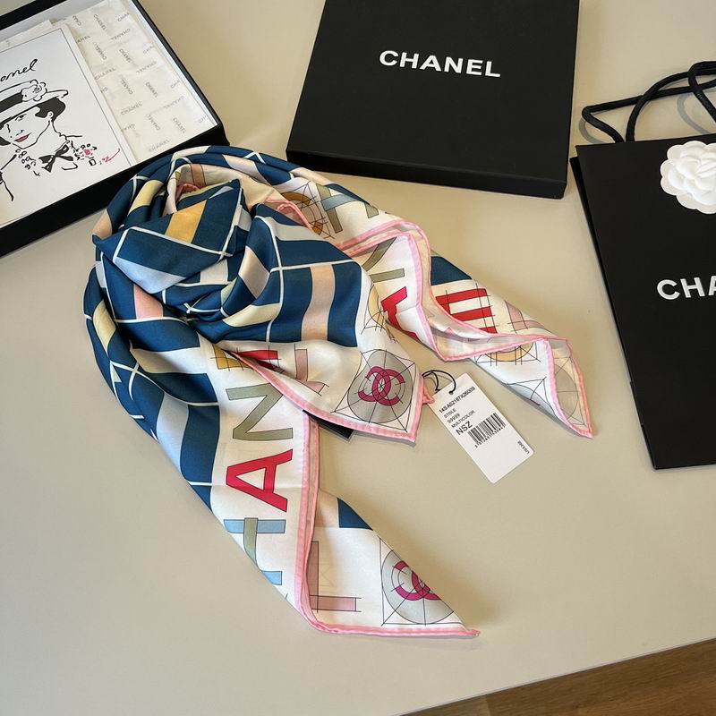 Chanel silk scarf hm (335)