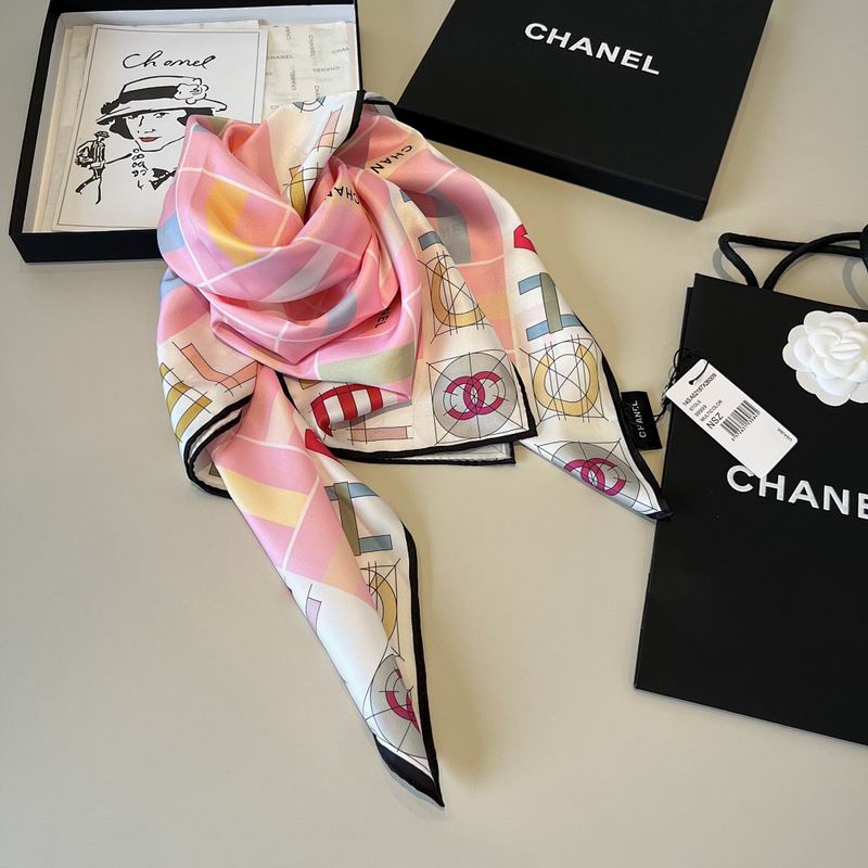 Chanel silk scarf hm (338)