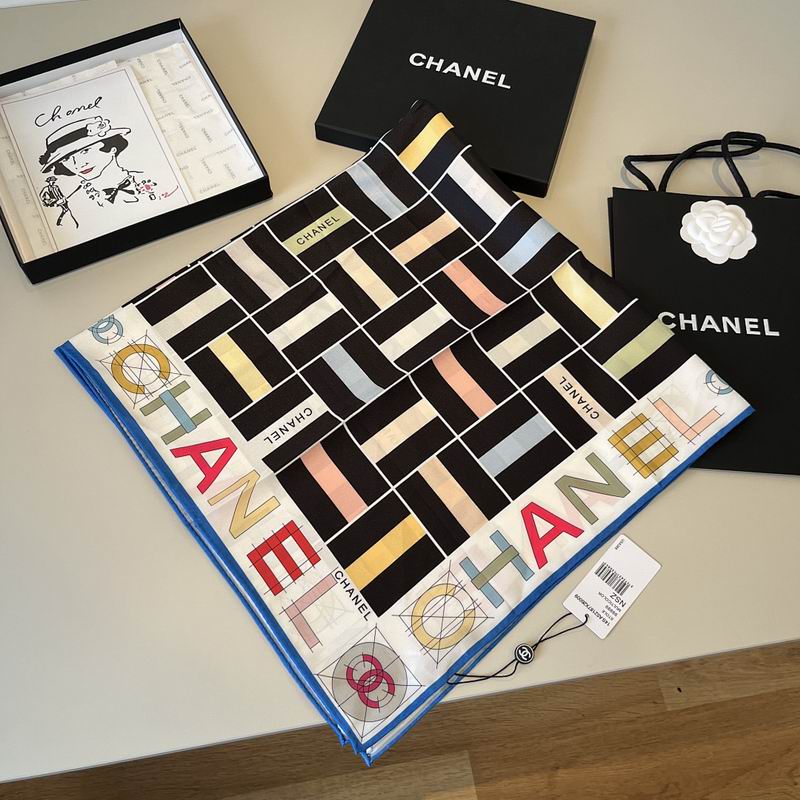 Chanel silk scarf hm (340)