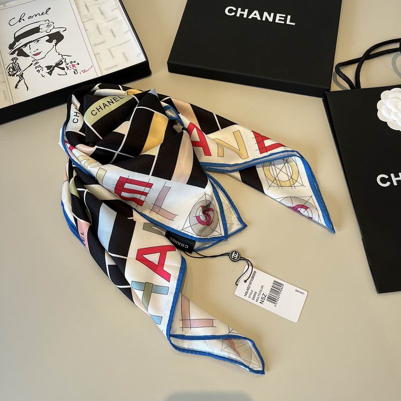 Chanel silk scarf hm (341)