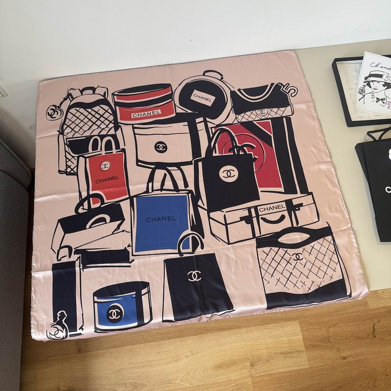 Chanel silk scarf hm (345)