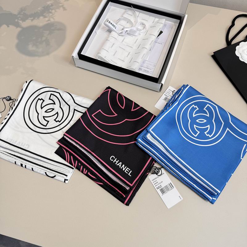 Chanel silk scarf hm (346)