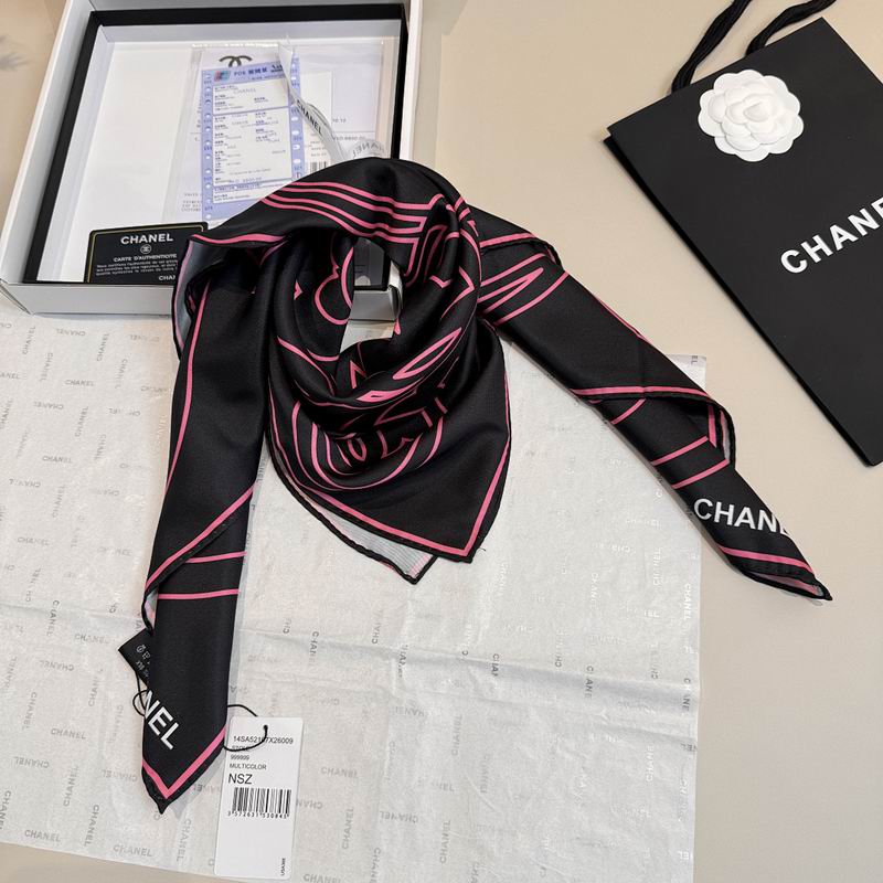 Chanel silk scarf hm (348)