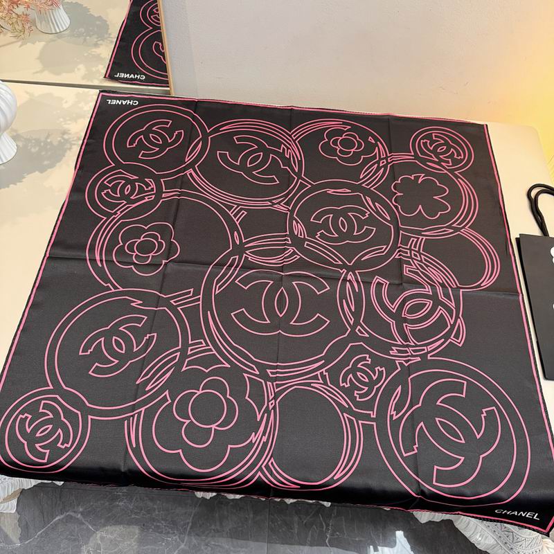 Chanel silk scarf hm (349)