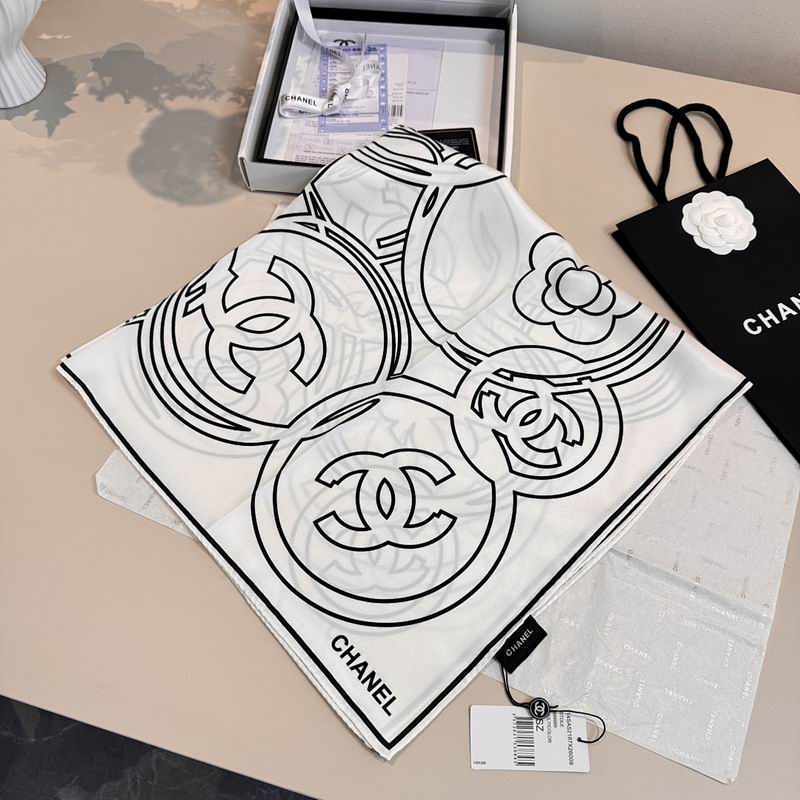 Chanel silk scarf hm (350)