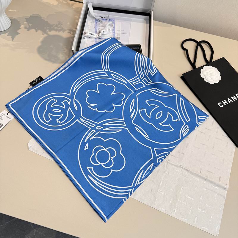 Chanel silk scarf hm (353)