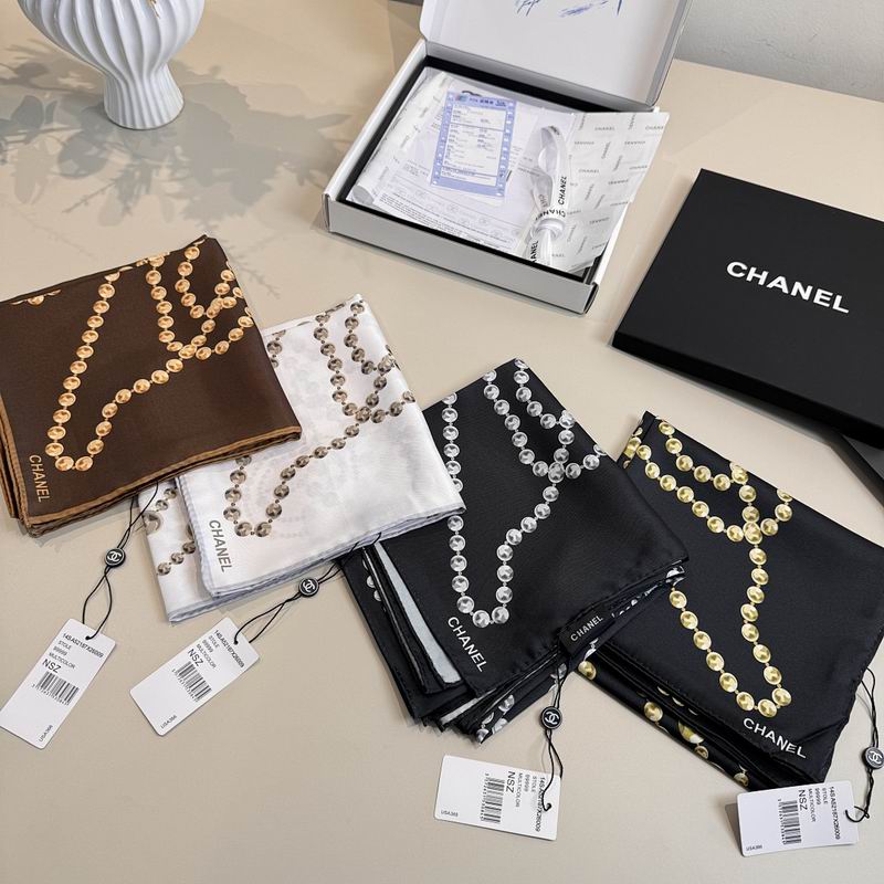 Chanel silk scarf hm (356)