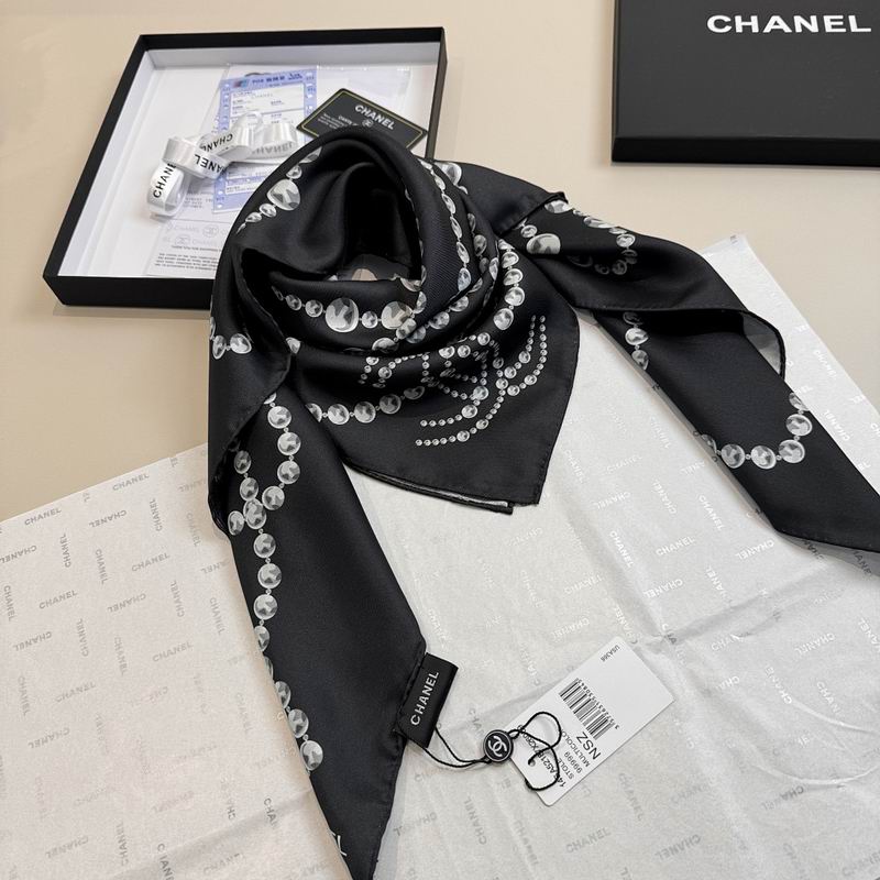 Chanel silk scarf hm (358)