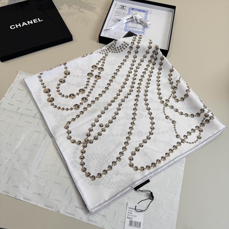 Chanel silk scarf hm (363)