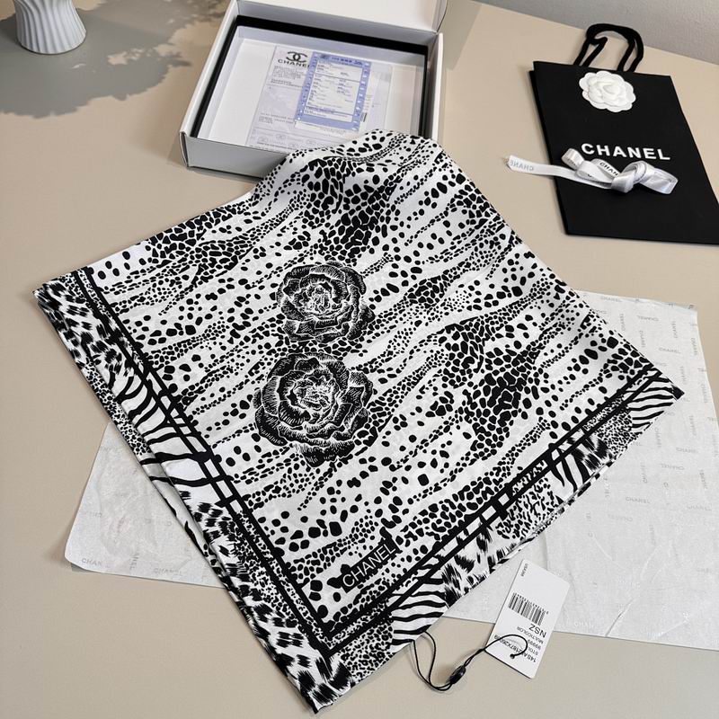 Chanel silk scarf hm (370)