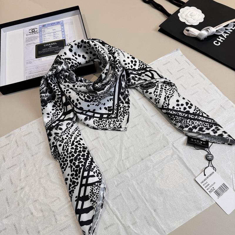 Chanel silk scarf hm (371)