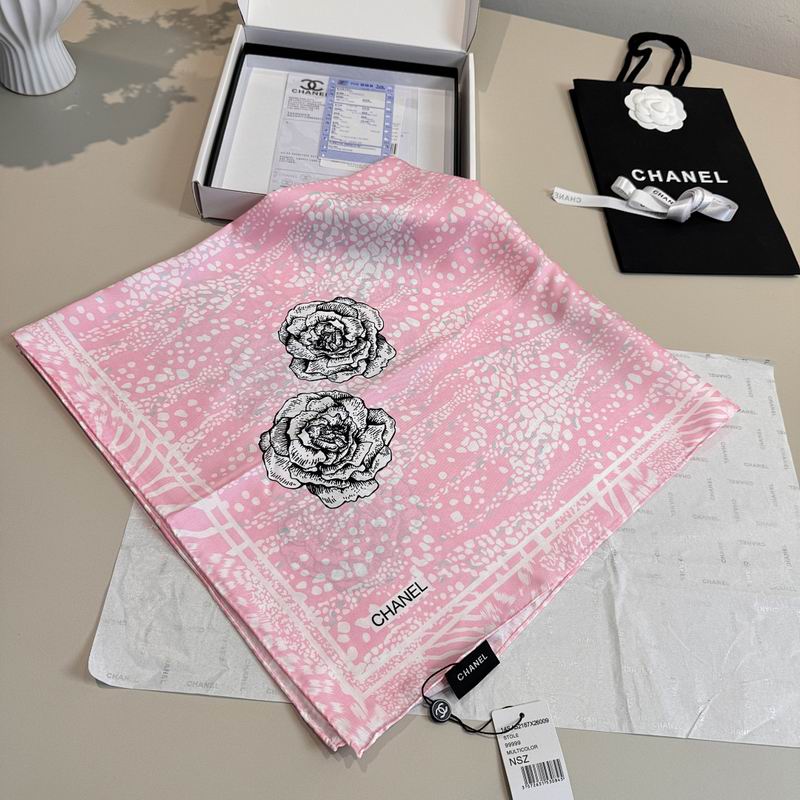 Chanel silk scarf hm (373)