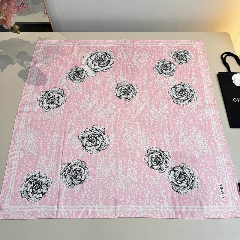 Chanel silk scarf hm (375)