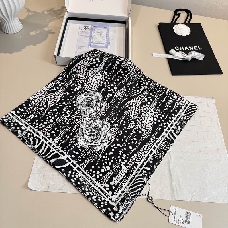 Chanel silk scarf hm (376)