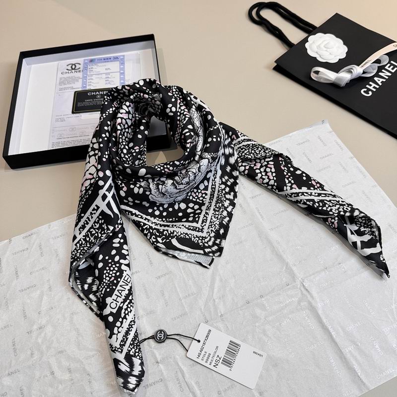 Chanel silk scarf hm (377)