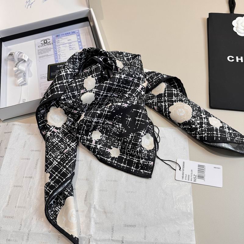 Chanel silk scarf hm (388)