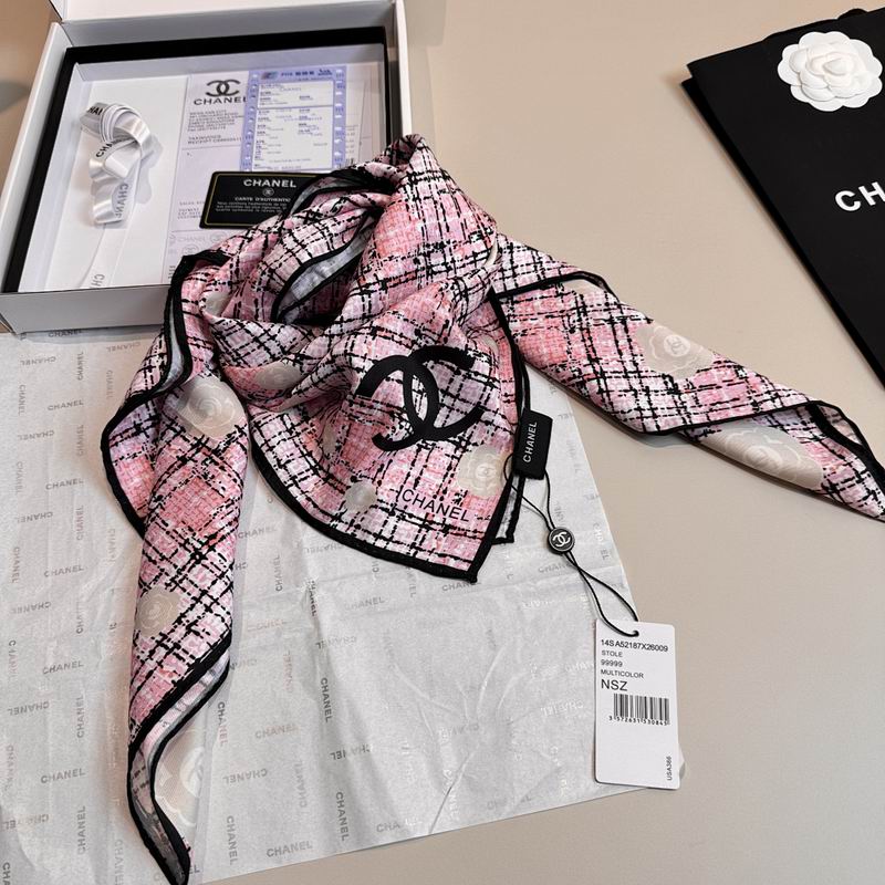 Chanel silk scarf hm (391)