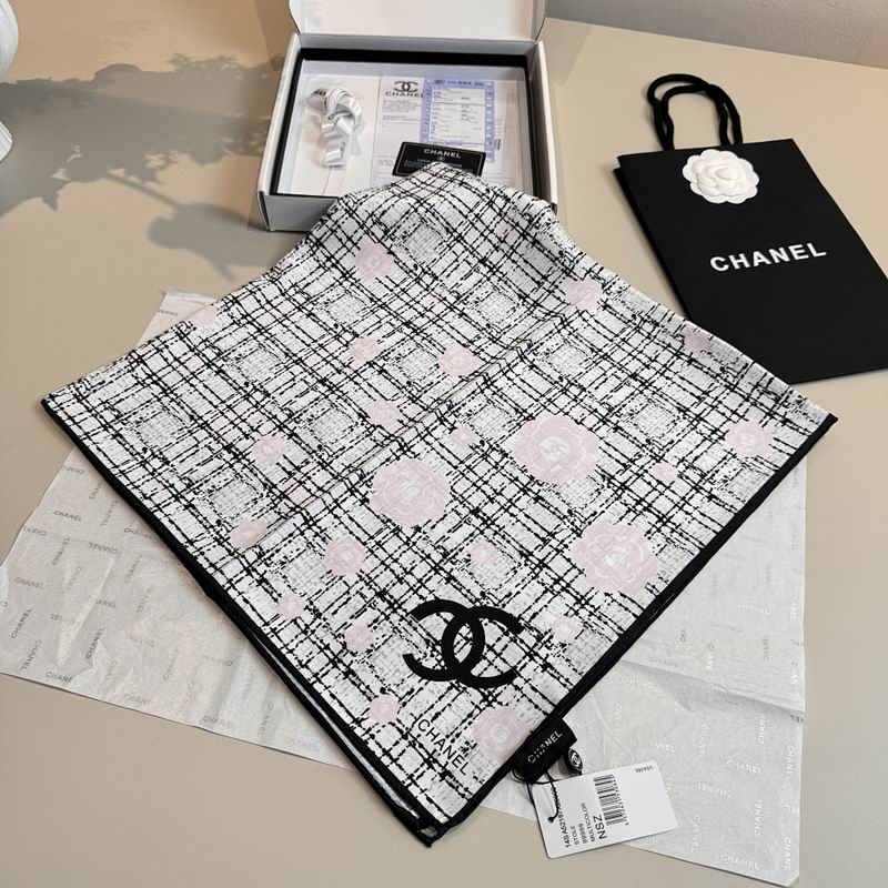 Chanel silk scarf hm (393)