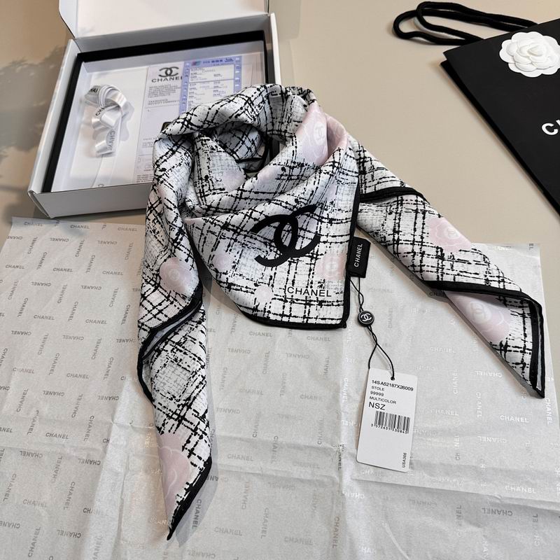 Chanel silk scarf hm (394)