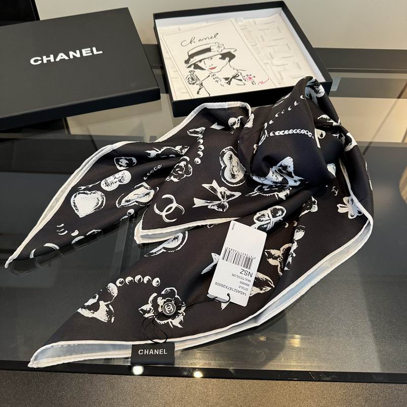 Chanel silk scarf hm (398)