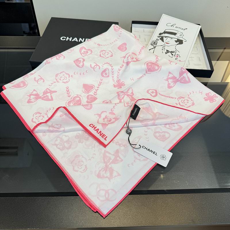Chanel silk scarf hm (403)