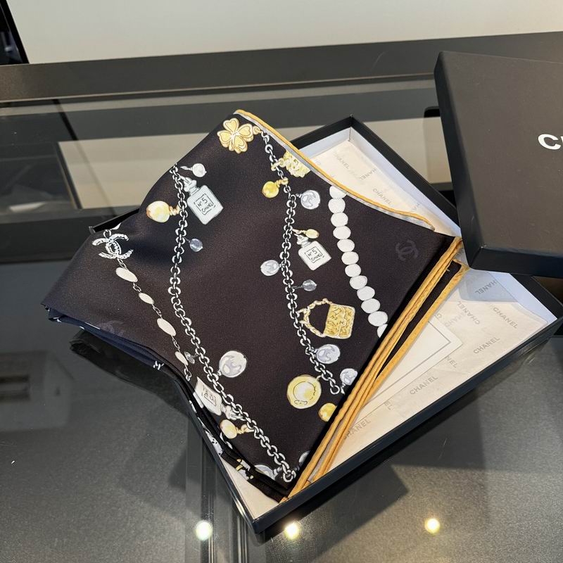 Chanel silk scarf hm (407)