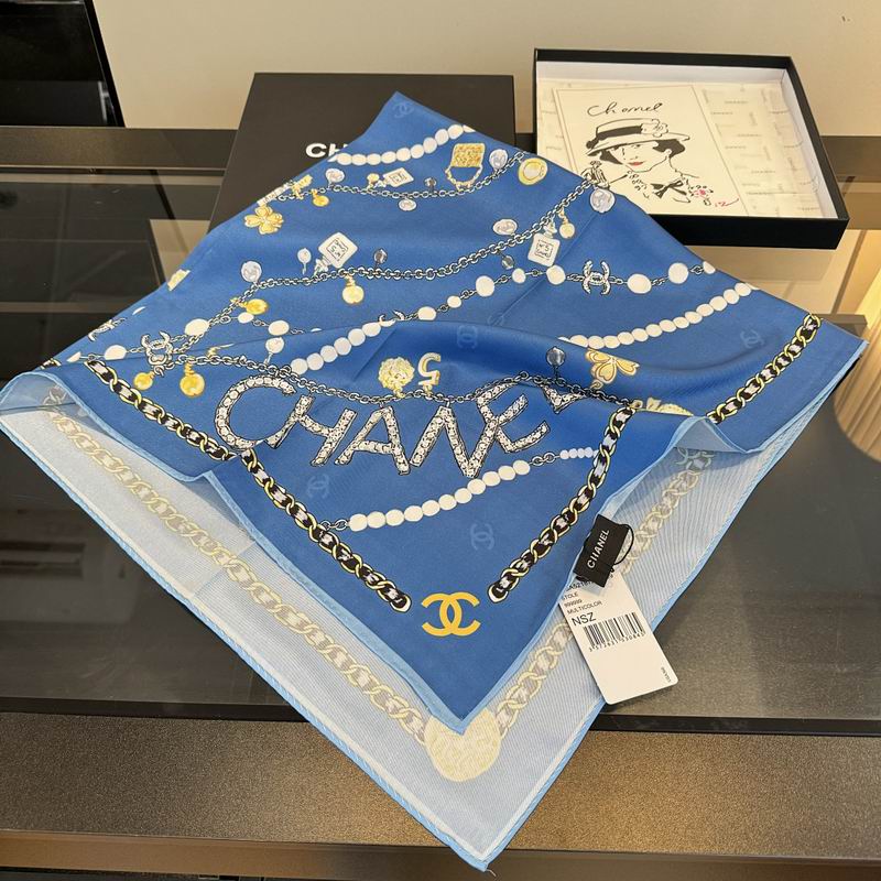 Chanel silk scarf hm (410)