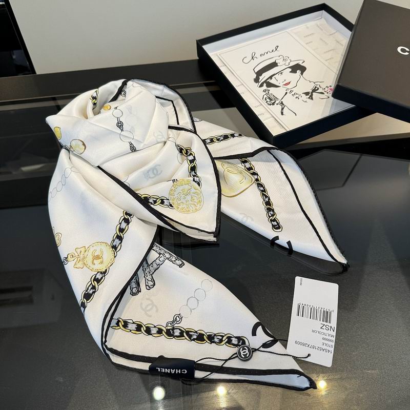 Chanel silk scarf hm (414)