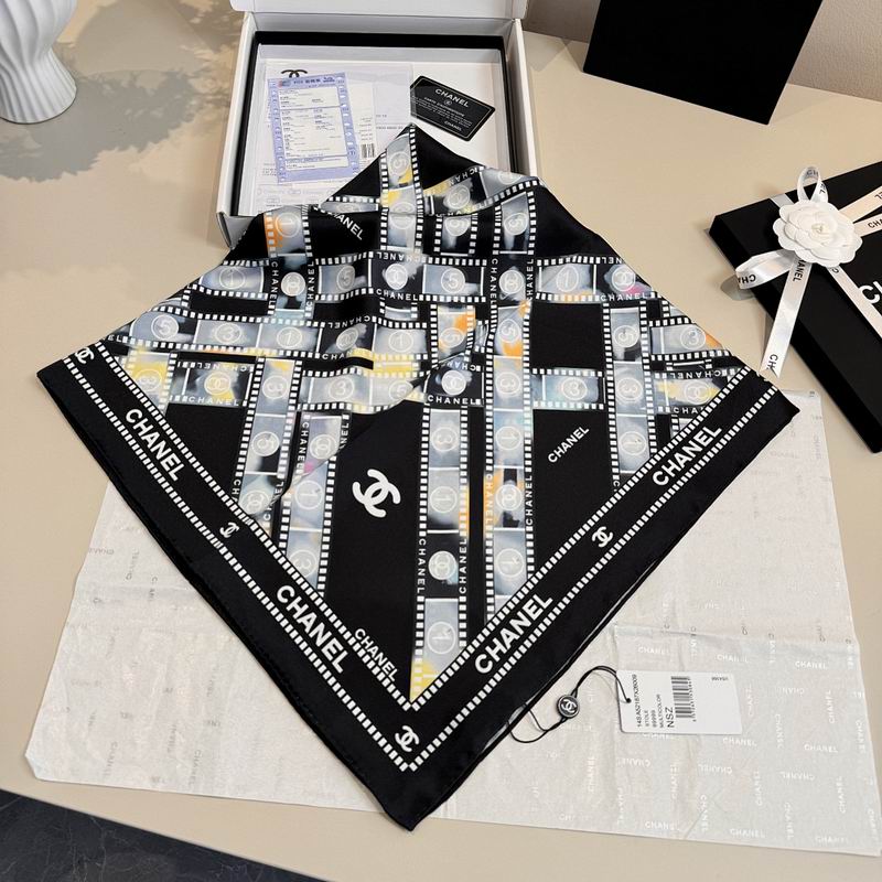 Chanel silk scarf hm (430)
