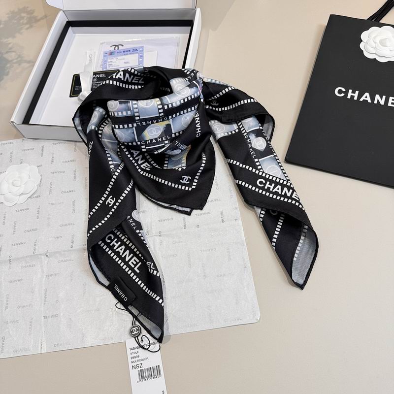 Chanel silk scarf hm (431)