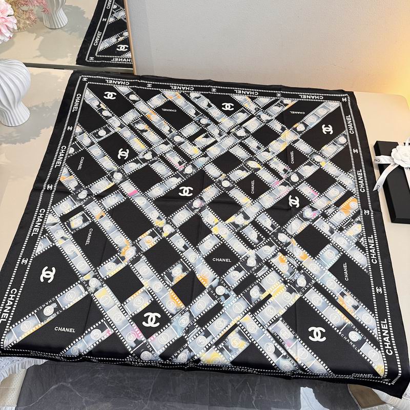 Chanel silk scarf hm (432)