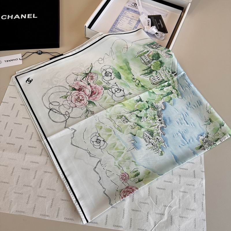 Chanel silk scarf hm (434)