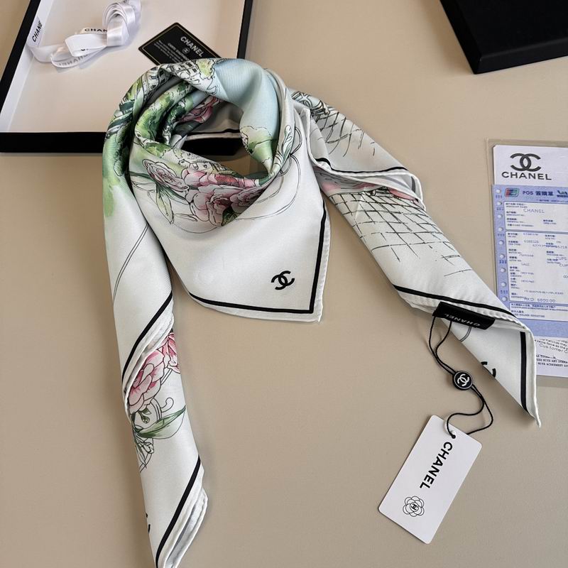 Chanel silk scarf hm (435)